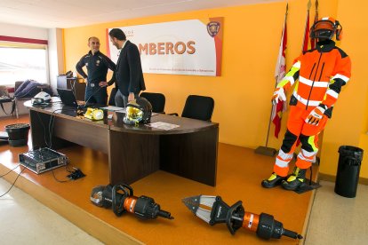 Un momento de la presentación de la memoria del Servicio de Bomberos de 2023.