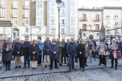 Homenaje a Sergio Delgado en la plaza de la Flora organizado por Socibur.