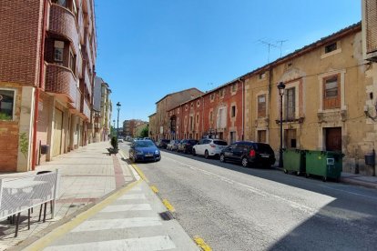 La carretera CL-629 en el tramo urbano de Villarcayo.