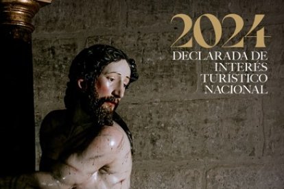 Detalle del cartel de la Seman Santa burgalesa de 2024.