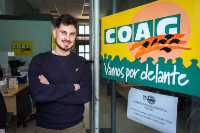 Diego Saldaña, coordinador de COAG Burgos.