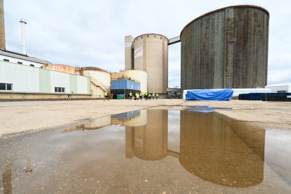 Imagen de la fábrica de Azucarera en Miranda de Ebro.