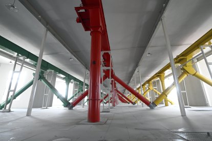 Silo de Octavio Palomo situado en el pueblo burgalés de Pancorbo