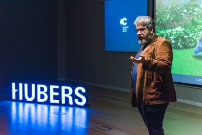 Mario Alaguero, durante su intervención en el Foro Hubers.