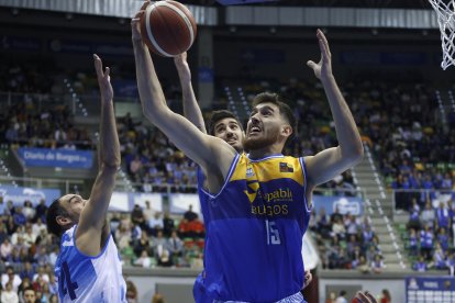 Ignacio Rosa, durante el partido ante Cáceres