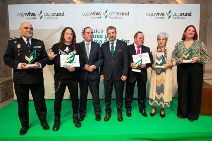 Fundación Caja Rural Burgos entregó sus premios  'Valores por Encima del Valor'