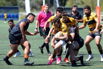 Imagen del partido entre Recoletas y Les Abelles.