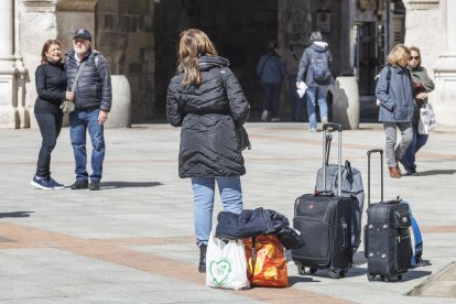 El casco histórico de Burgos es uno de los puntos de mayor concentración de turistas en cualquier época del año.