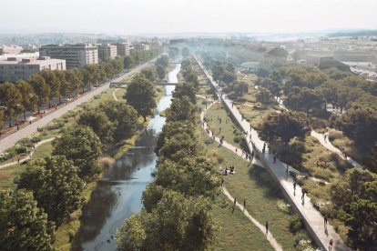 Propuesta ganadora de Burgos Río del estudio Francisco Burgos & Ginés Garrido.