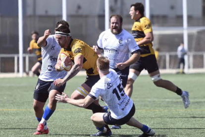 Facundo Sacovechi, durante un partido.