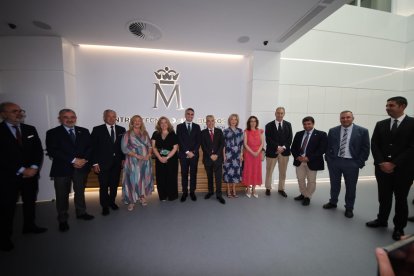 Inauguración del Centro Tecnológico de Burgos en la Fábrica Nacional de Moneda y Timbre.