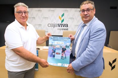 Fernando Esteve y Germán Martínez, en la presentación del torneo Oliver Puras.