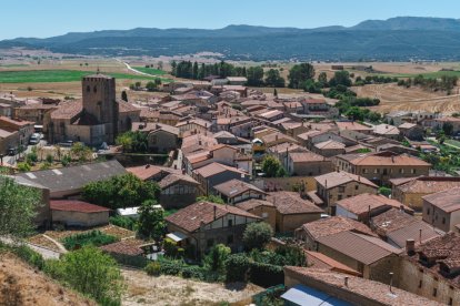 Vista aérea de Santa Gadea del Cid.