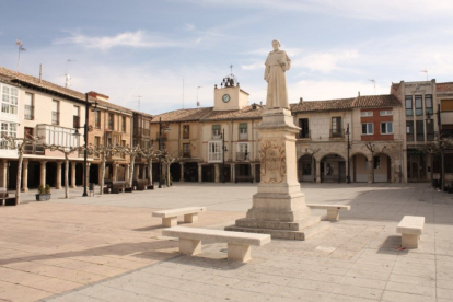 Imagen de la Plaza Mayor de Villadiego.