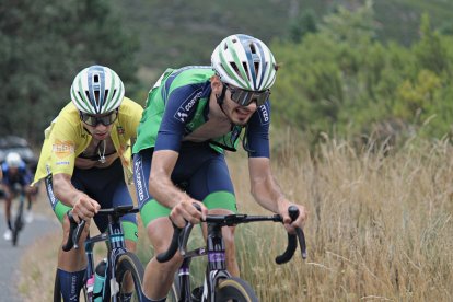 Marc Cabedo, ejerciendo de gregario en la Vuelta a Zamora.