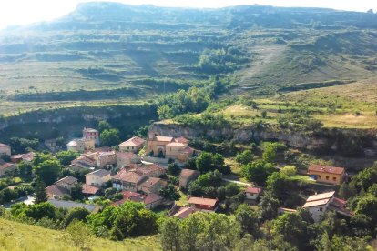 Gredilla de sedano vista desde el monte.