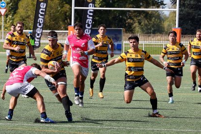 Imagen del partido entre el Recoletas Burgos Caja Rural y VRAC.