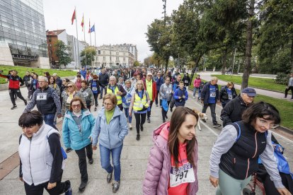 Los participantes realizaron un recorrido por las calles del centro de la capital.