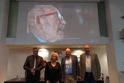 Presentación de la campaña en la sede del Colegio de Médicos de Burgos.