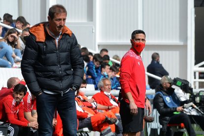 Luis Miguel Ramis, durante un partido en El Plantío.