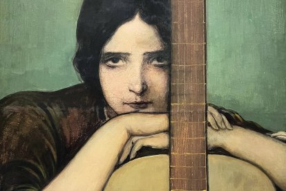 ‘Mujer con guitarra’, obra de Julio Romero de Torres.