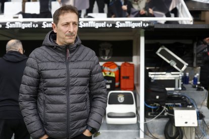 Luis Miguel Ramis, entrenador del Burgos CF.