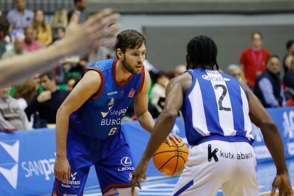 Gudmundsson durante el partido contra Gipuzkoa Basket.