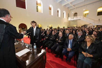 Jura de nuevos colegiados en la fiesta del Colegio de la Abogacía de Burgos 2024.