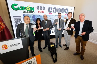 Cupón de la ONce que difundirá el Diapiro.