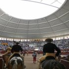 La plaza de toros de Aranda durante un festejo.-I. L. M.