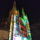 Videomapping sobre la Catedral de la Noche Blanca 2023