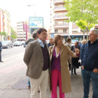 Mañueco visita los Jardines de Don Diego con Raquel González y Alfonso Sanz