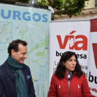 Sergio Ibáñez y Eva Trascasa encabezan la lista de Vía Burgalesa.