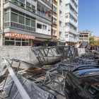 Andamio caído en Juan XXIII.