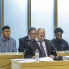 Imagen de los dos acusados durante el juicio