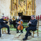 José Luís Estellés (clarinete) Aitzol Irurriagagoitia (violín) David Apellániz (violonchelo) y Alberto Rosado (piano)
