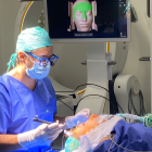 Momento de la intervención de alta complejidad en el Hospital Recoletas Burgos.