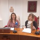 María de las Viñas Ortuño junto a la concejala de Urbanismo, Ana María Hervás