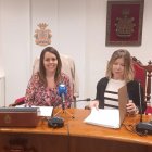 María de las Viñas Ortuño junto a la concejala de Urbanismo, Ana María Hervás
