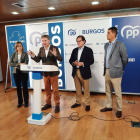 Comparecencia de los parlamentarios del PP por Burgos.