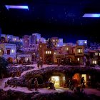 Escenas de Belén que se puede ver en la localidad burgalesa de Renuncio hasta el 7 de enero,