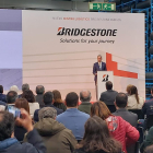 Inauguración del nuevo centro logístico de Bridgestone en Burgos.