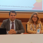 Carlos Gallo y Susana Díez, en el monasterio de San Agustín.