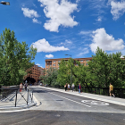 Imagen de hoy del puente Bigar de Aranda