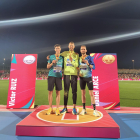 Dani Arce se hace con el oro en los 3.000 obstáculos en el campeonato de España.