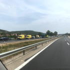 Imagen del último accidente mortal en la AP-1.