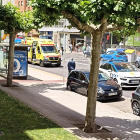 Atropello en la confluencia de las calles Vitoria y Bartolomé Ordóñez.