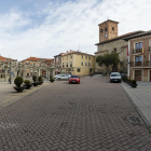 Vista general de la Plaza Mayor de Belorado.