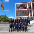 Imagen de la promoción de agentes en prácticas.