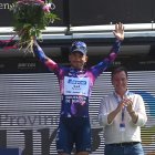 Caleb Ewan, en el podio